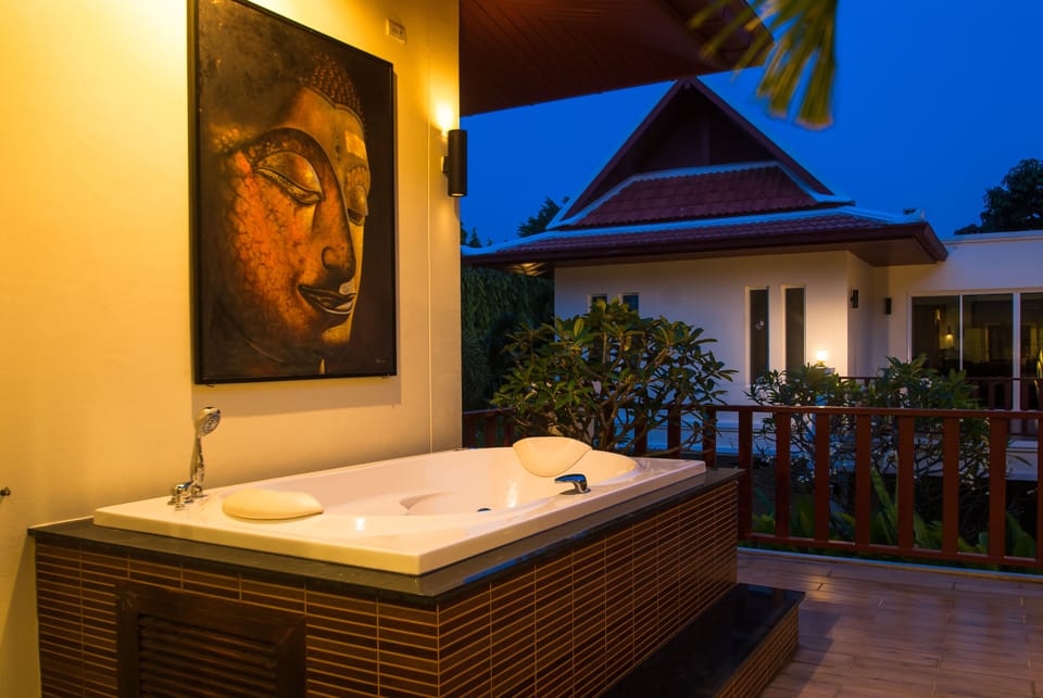jacuzzi on terrace
