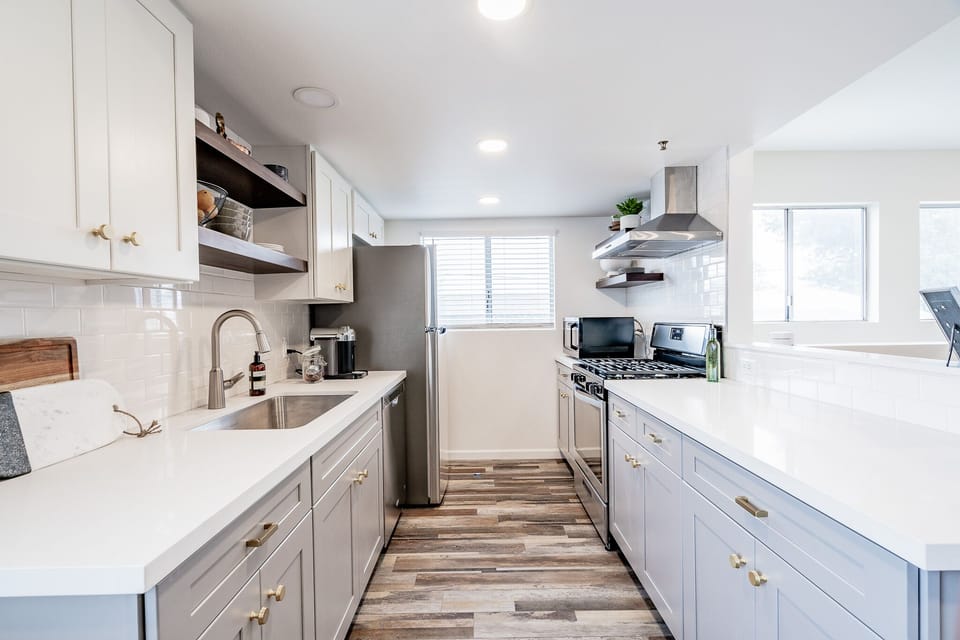 Lots of countertop space to prep your meals