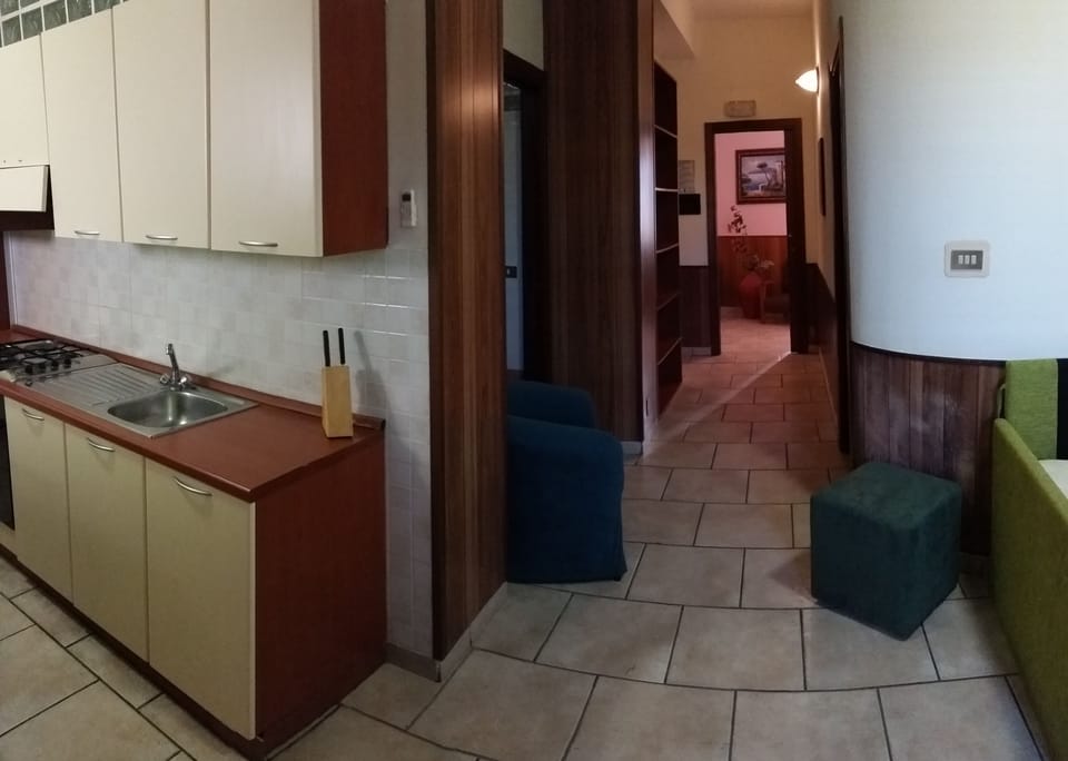 Standard Apartment | Private kitchen | Fridge, stovetop