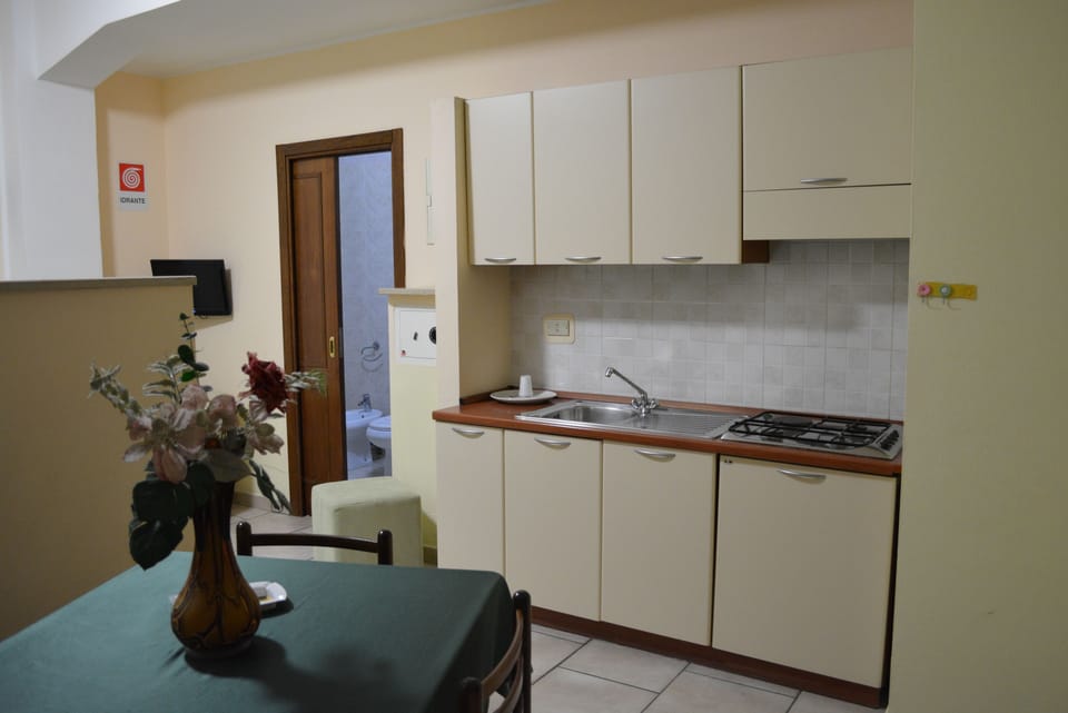 Single Room | Private kitchen | Fridge, stovetop
