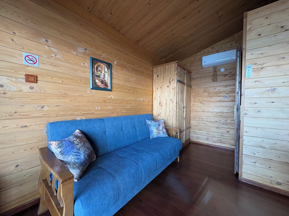 Romantic Bungalow, 1 Bedroom, Sea View, Beachfront | 1 bedroom, premium bedding, desk, iron/ironing board