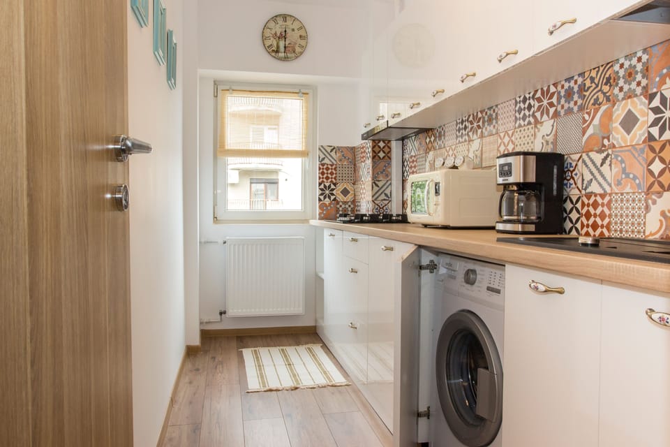 Premium Apartment, Balcony, City View | Private kitchen | Full-size fridge, microwave, stovetop, coffee/tea maker