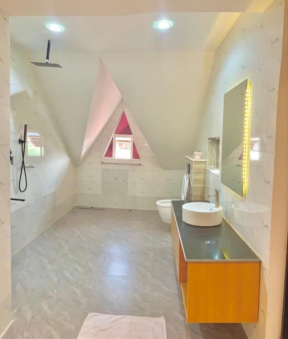 Executive Room | Bathroom | Shower, rainfall showerhead, free toiletries, hair dryer
