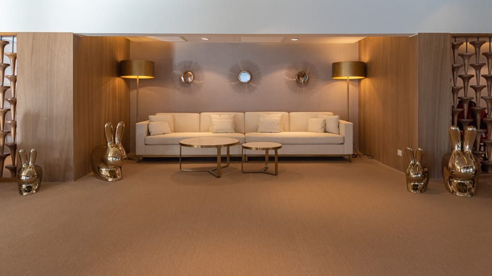 Lobby sitting area