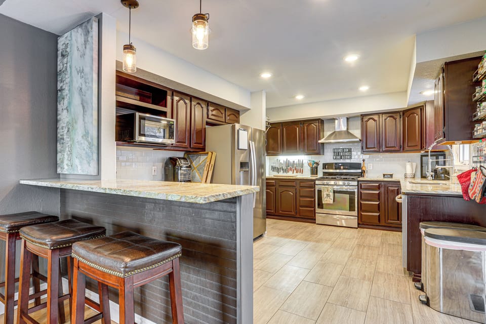 Kitchen | 2nd Floor | Drip Coffee Maker | Air Fryer | Toaster | Cooking Basics