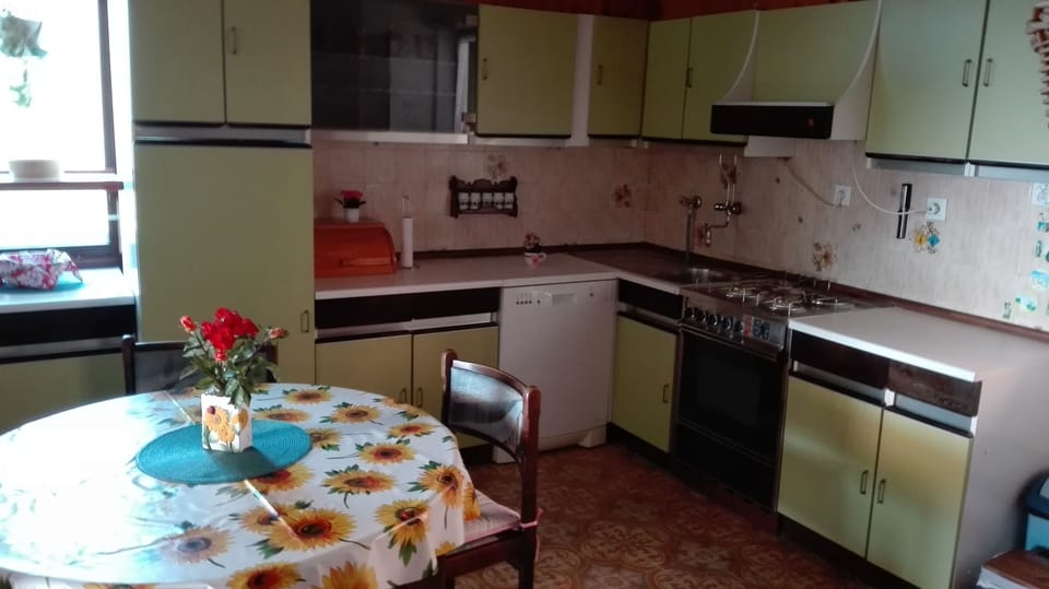 Apartment, 2 Bedrooms, Sea View | Private kitchen | Fridge, oven, stovetop, electric kettle