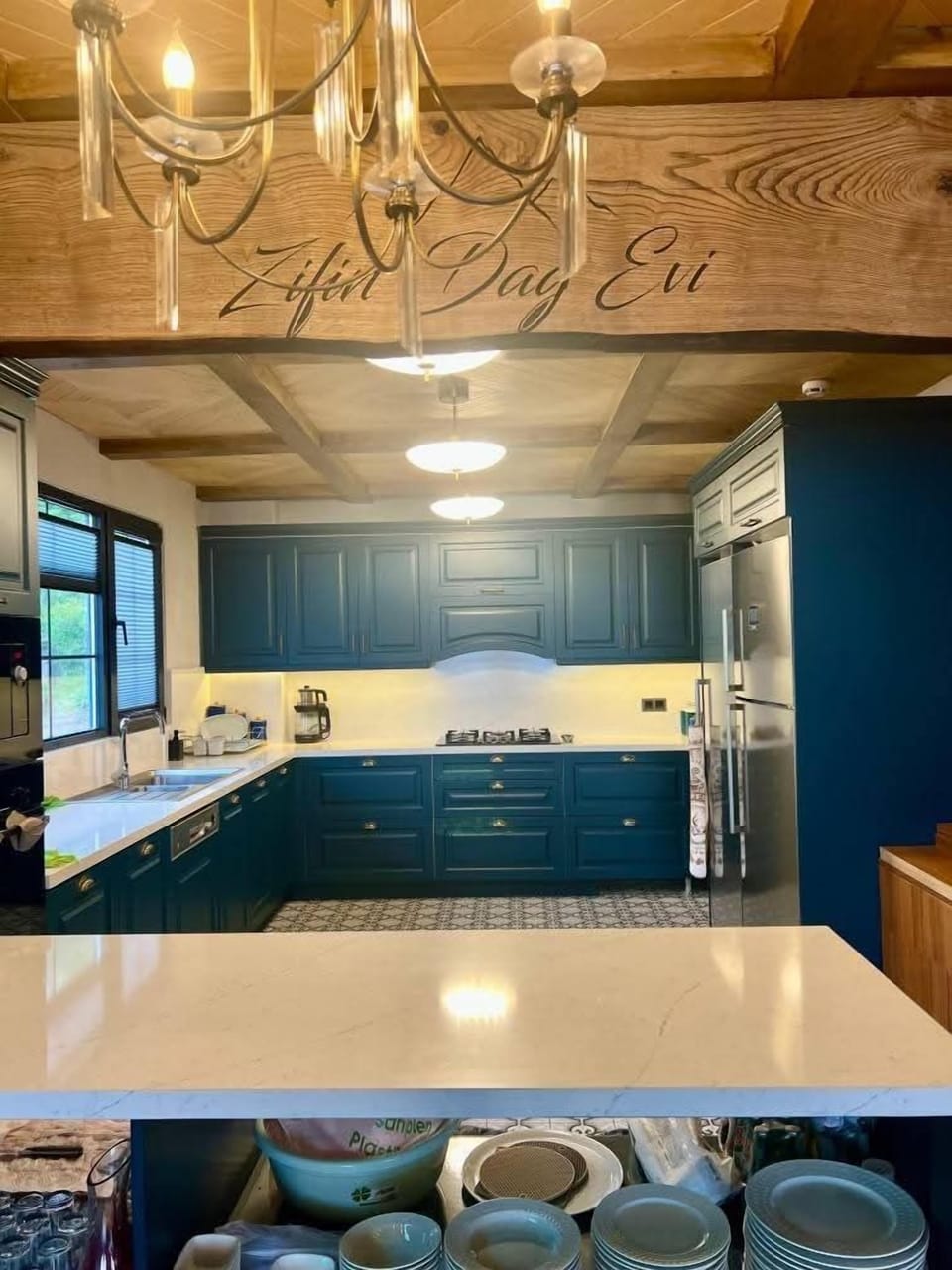 Oven, stovetop, dishwasher, espresso maker