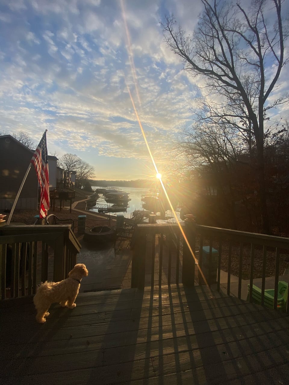 Sunrises at the lake make for an amazing day!