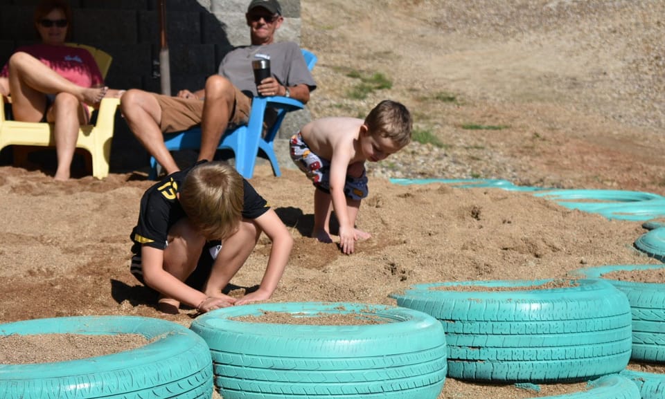 Let the little ones play in the sand!