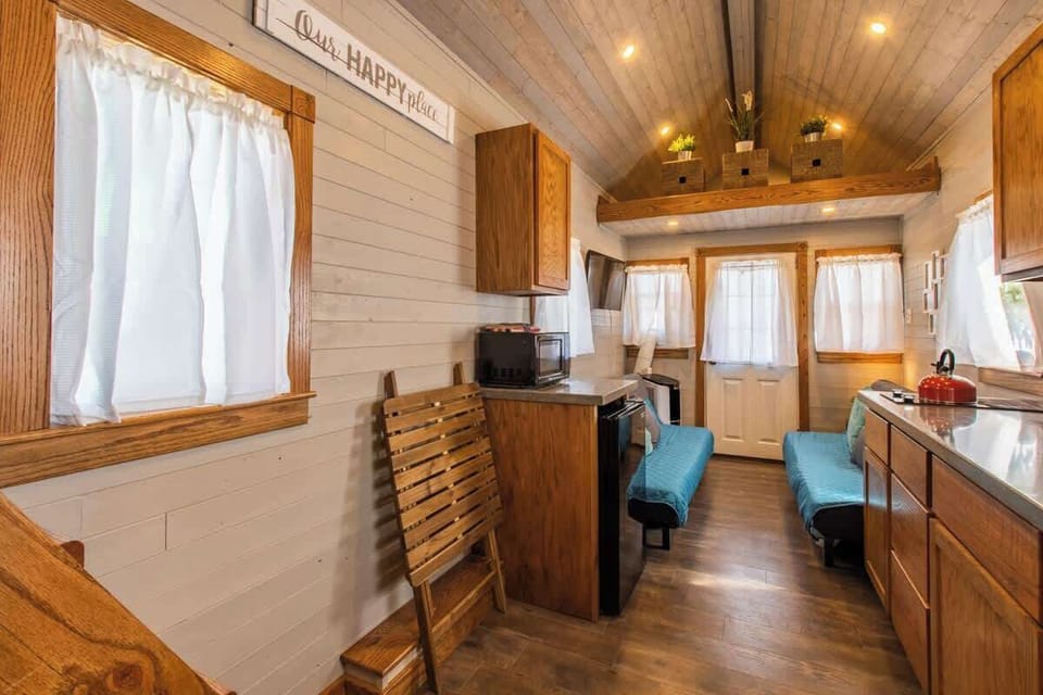 View from the rear of the Tiny House