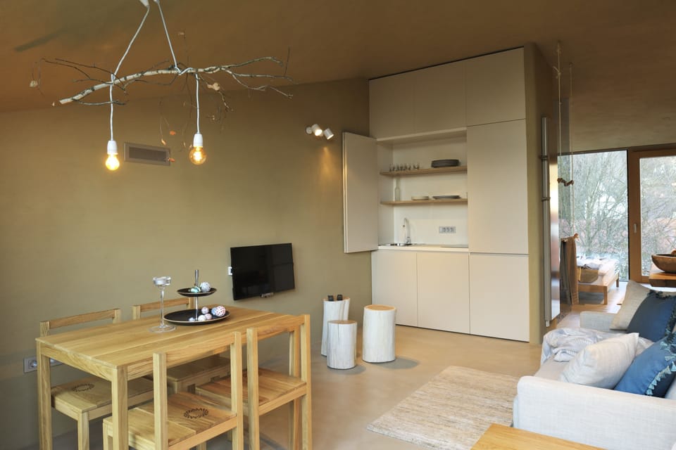 Studio | Private kitchen | Fridge, microwave, stovetop, espresso maker