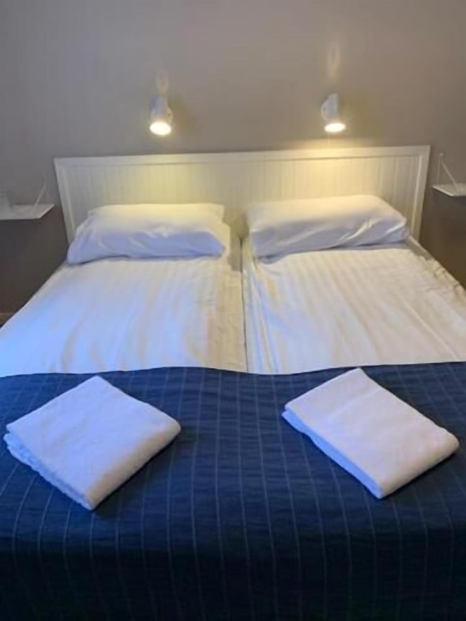 Blackout drapes, WiFi (free), bed sheets