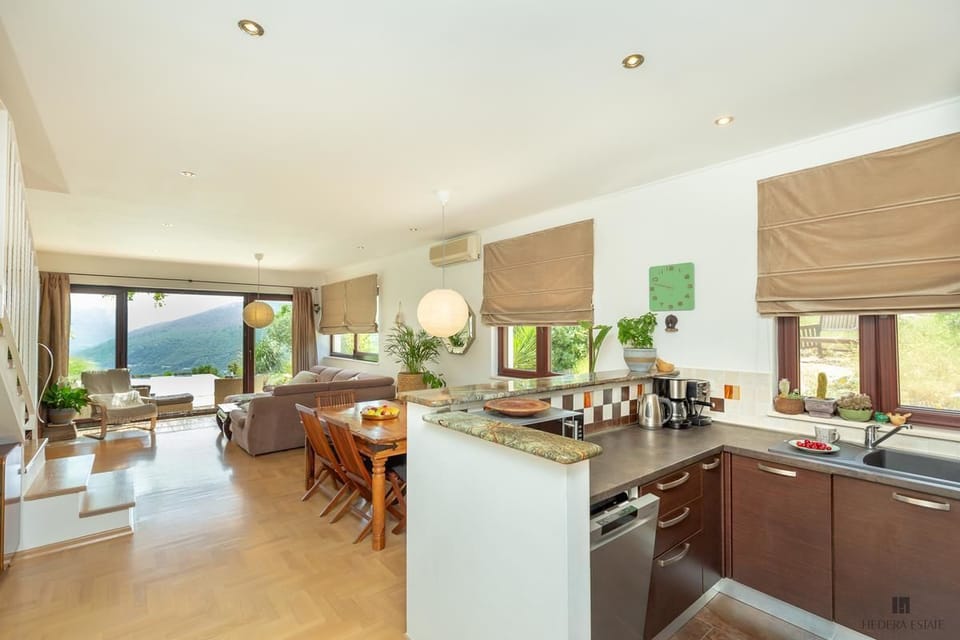 House, Private Pool, River View (3 Bedrooms) | Private kitchen | Full-size fridge, microwave, oven, stovetop