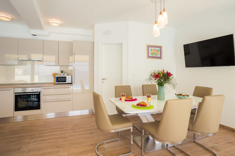 Villa, Private Pool, Sea View (3 Bedrooms) | Private kitchen | Full-size fridge, microwave, oven, stovetop