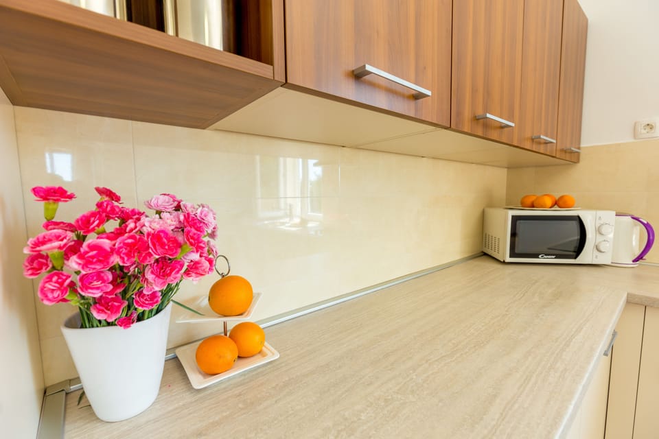 Villa, Private Pool, Sea View (3 Bedrooms) | Private kitchen | Full-size fridge, microwave, oven, stovetop