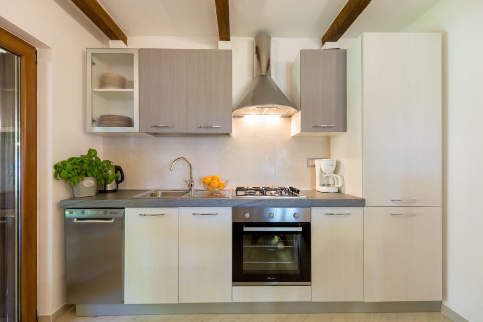 Superior Villa, Private Pool (4 Bedrooms) | Private kitchen | Full-size fridge, microwave, oven, stovetop