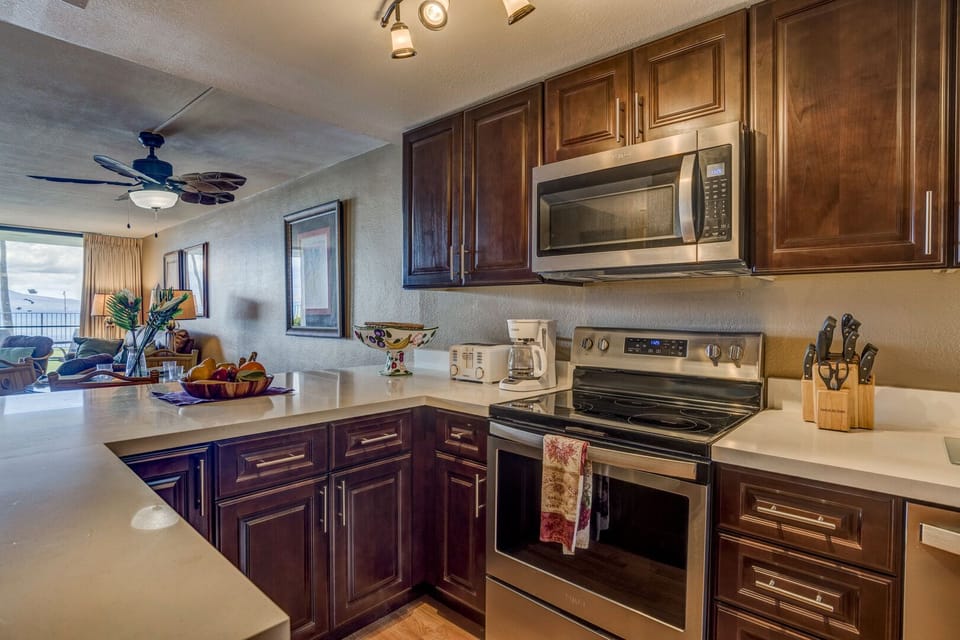 Custom cabinets and counter tops