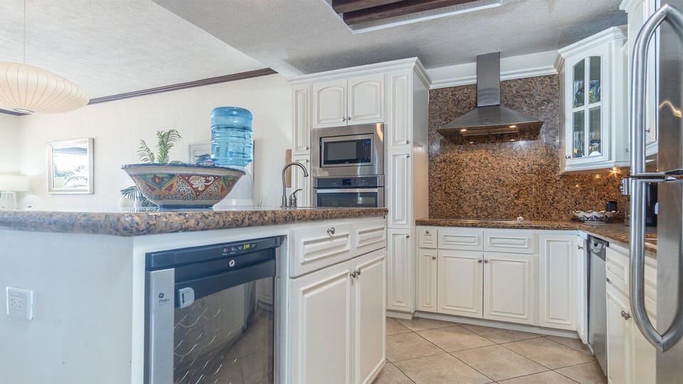 All appliances, and many cabinets.