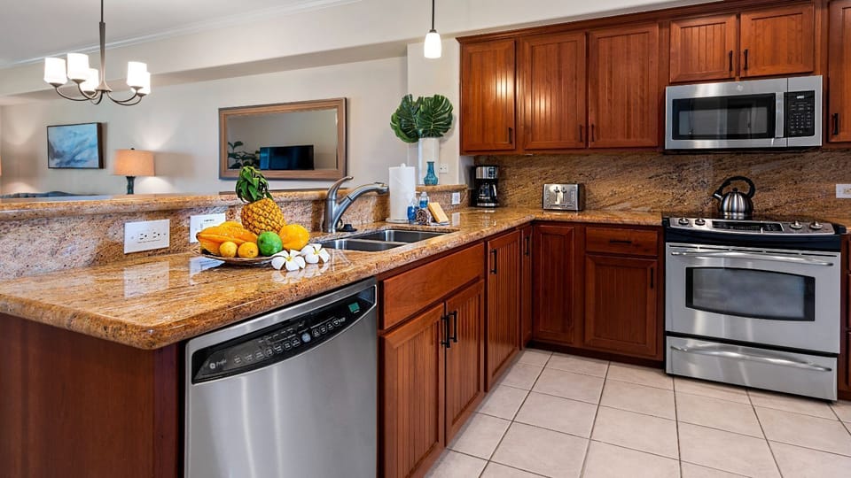Well-equipped kitchen