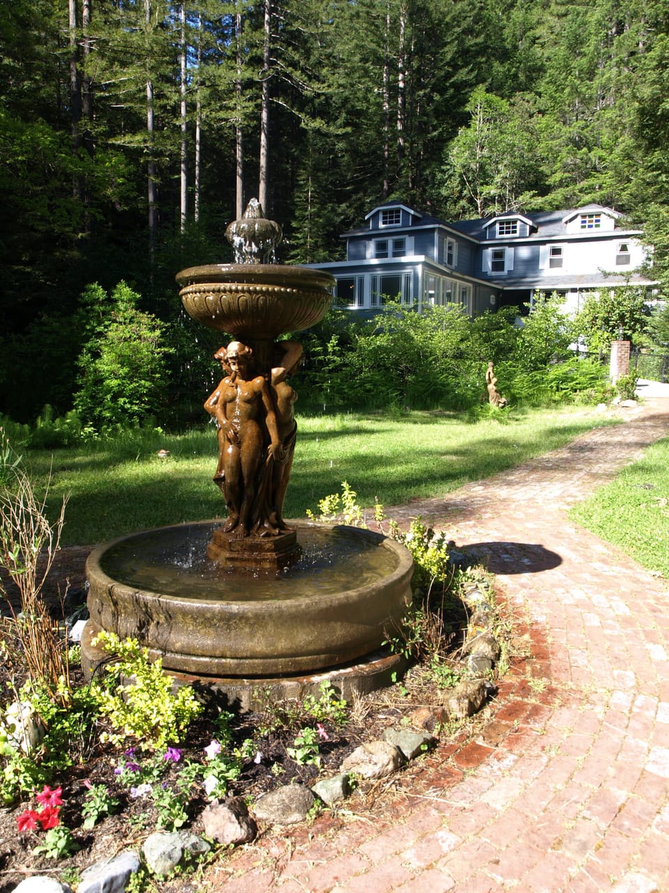 The 'three graces' of Mill Pond Cottage estate.