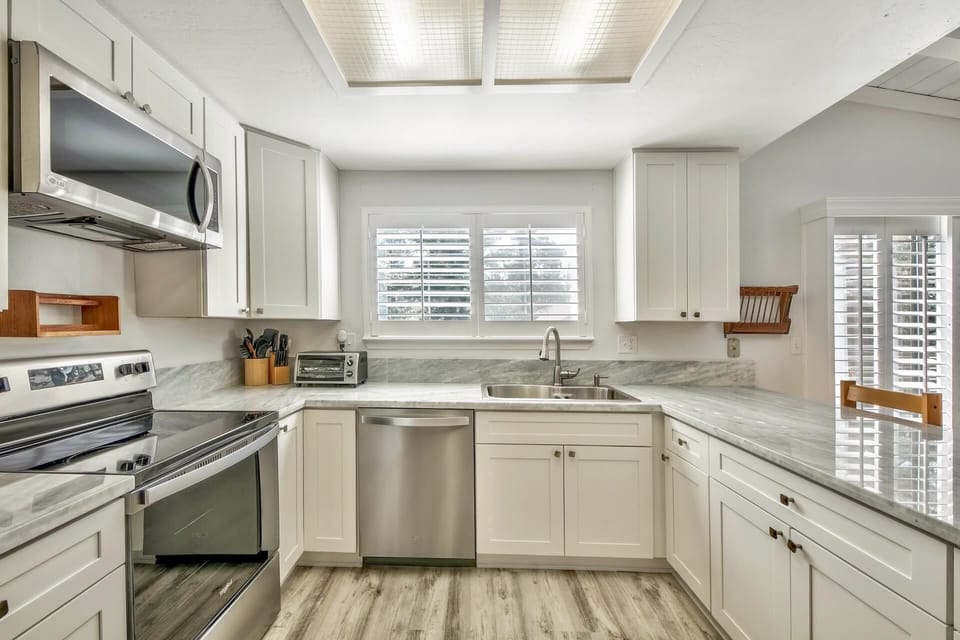 Recently renovated kitchen with all-new appliances