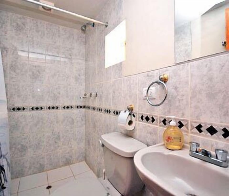Shower, hair dryer (on request), towels