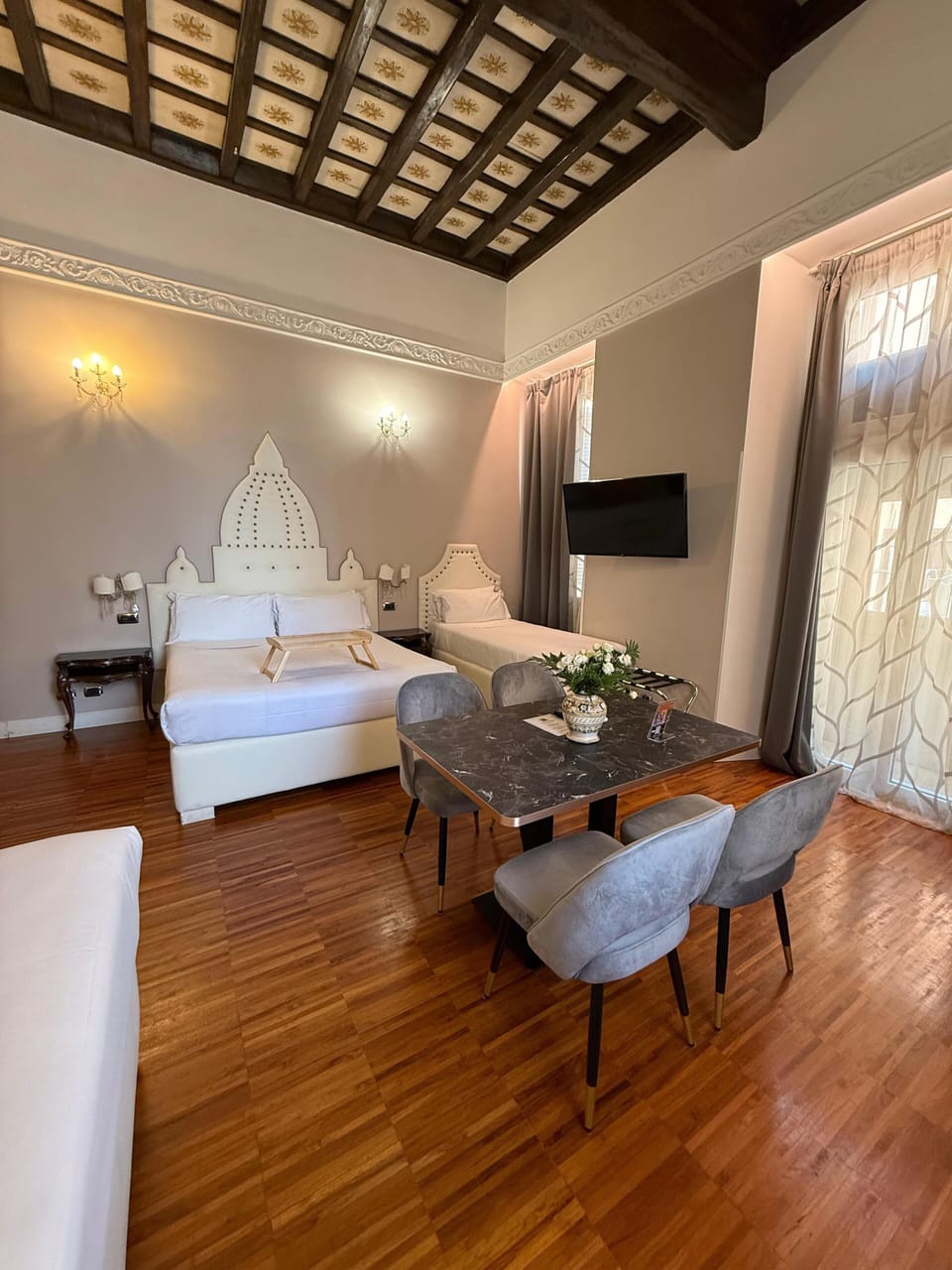 Junior Suite, Balcony, City View | Premium bedding, down comforters, Tempur-Pedic beds, minibar