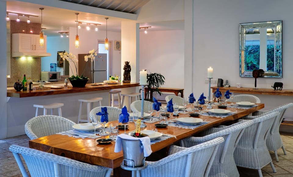 Villa 5 Bedrooms With 2 Private Swimming Pools | Private kitchen | Full-size fridge, microwave, oven, stovetop