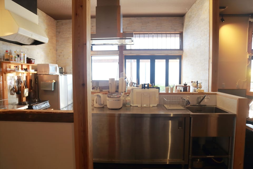 Shared fridge, microwave