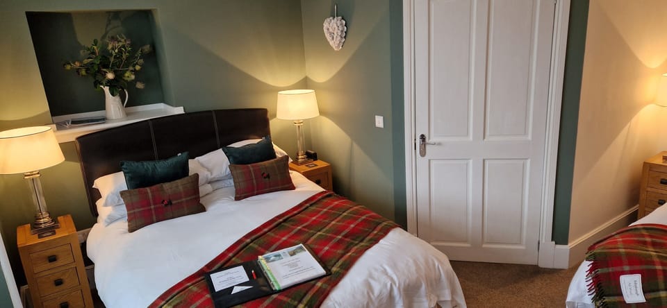 Family Double or Twin Room, 2 Double Beds | Iron/ironing board, bed sheets