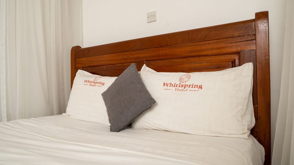 Premium bedding, memory foam beds, desk, free WiFi