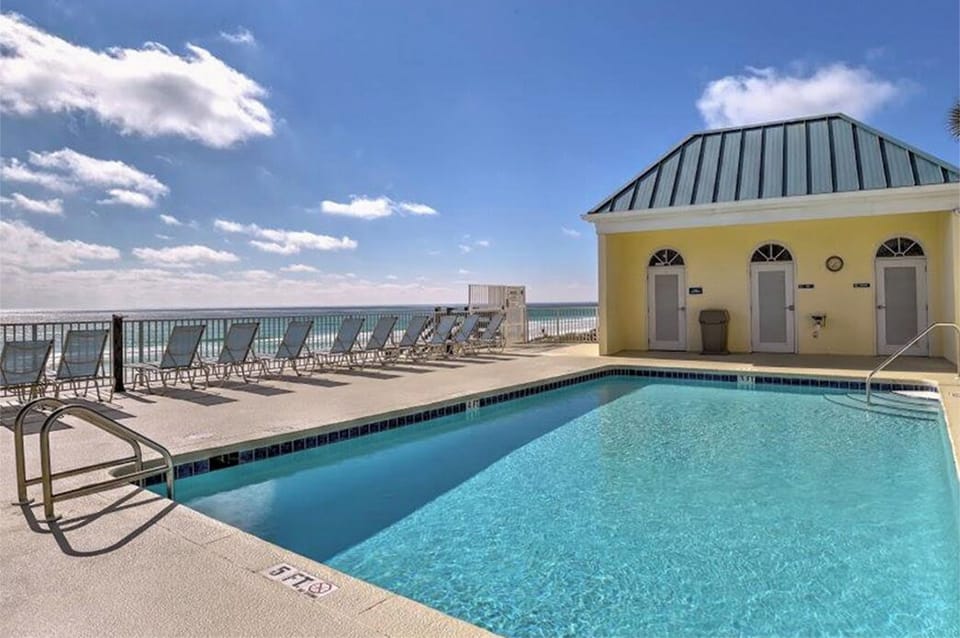 Pool on beach
