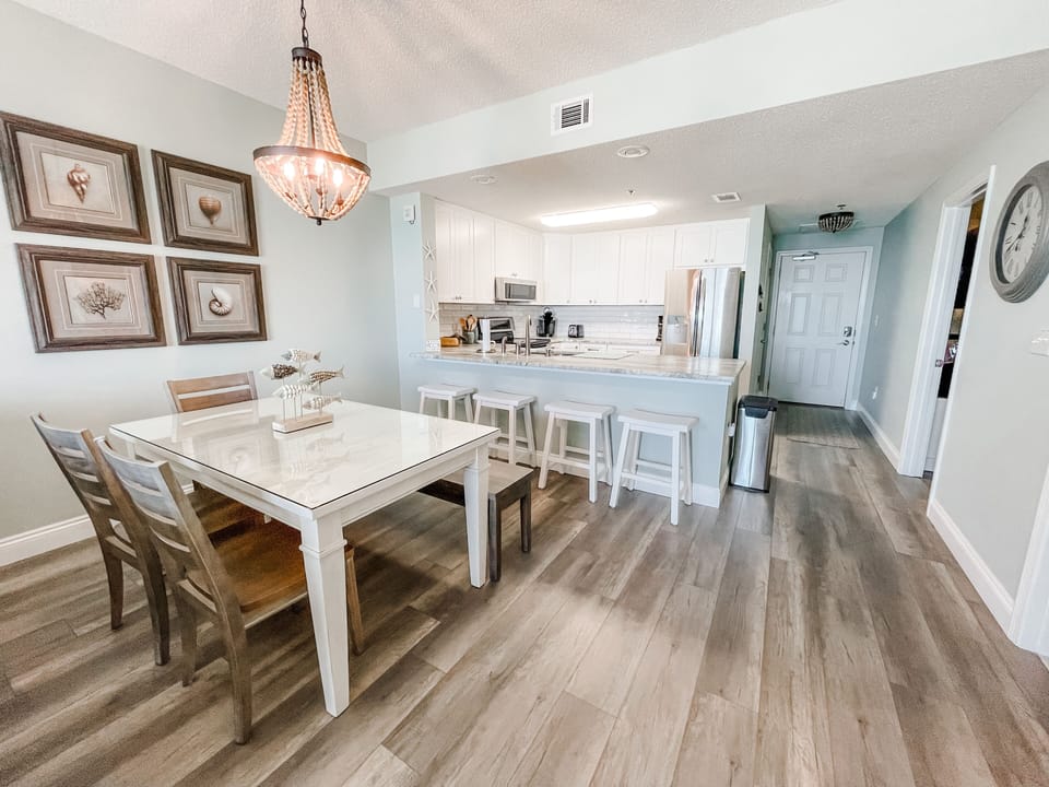 new dining table with bench