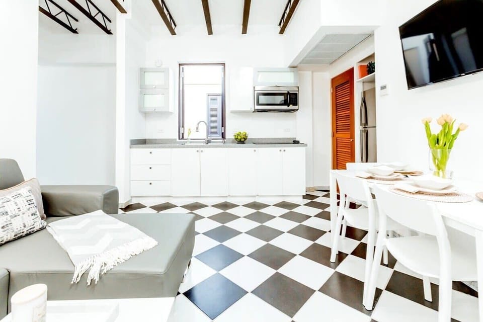 Kitchen and dining area