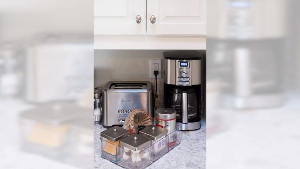 Complimentary Coffee, Hot Chocolate and Tea with Condiments