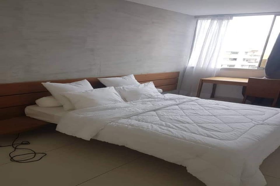 Apartment | Desk, blackout drapes, iron/ironing board (on request), WiFi (free)