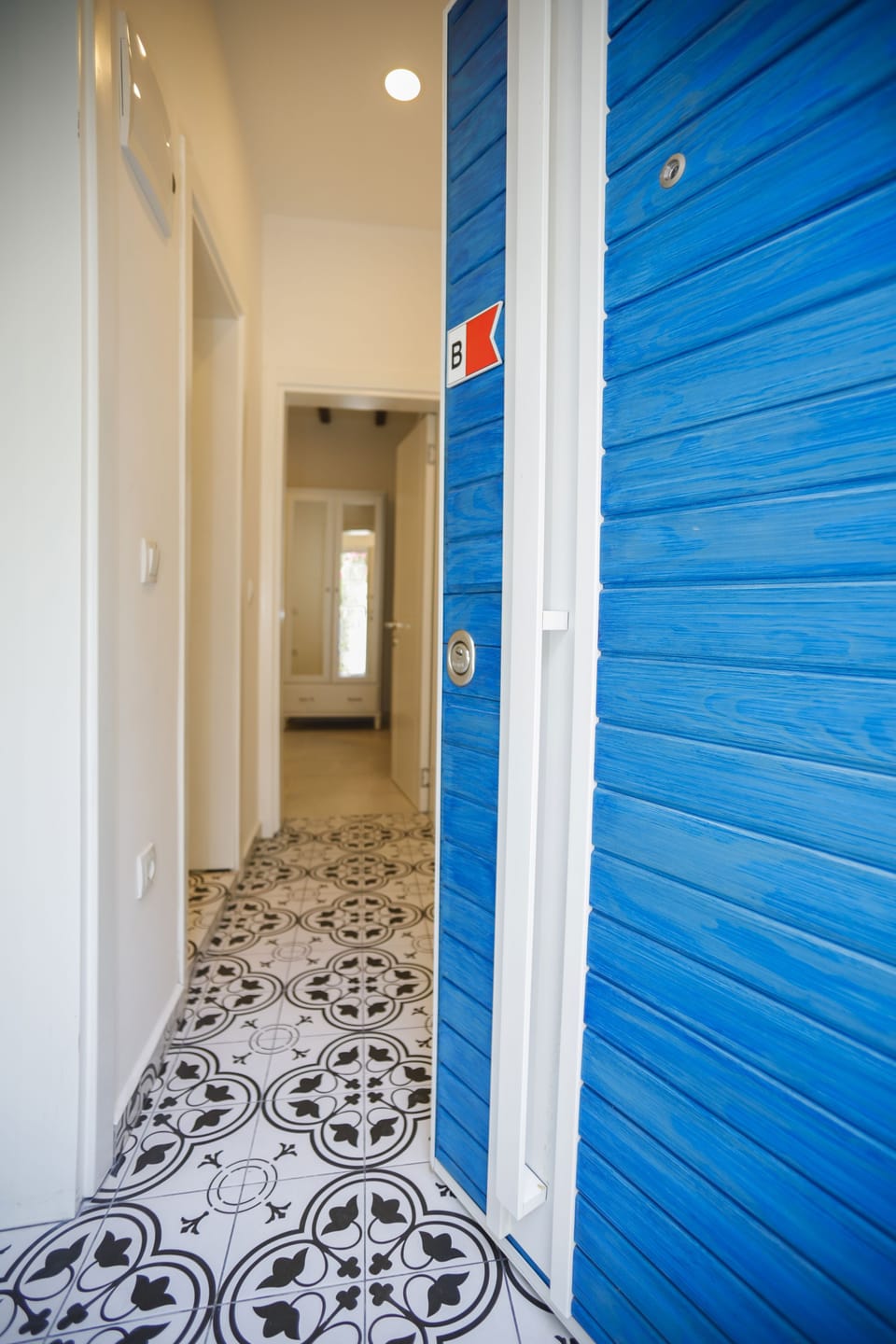 Interior entrance