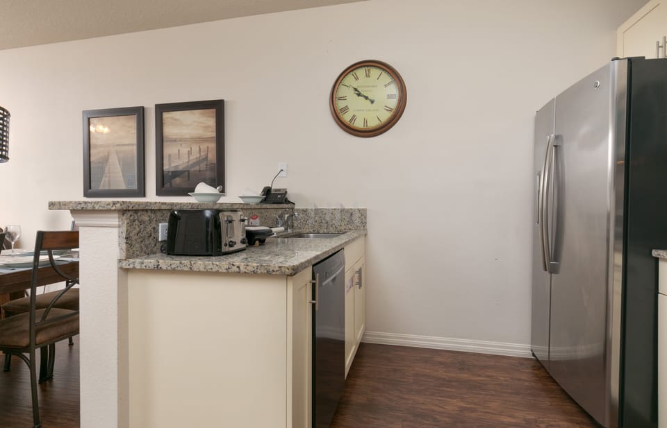 Kitchen countertop, offering a functional and stylish space for meal preparation