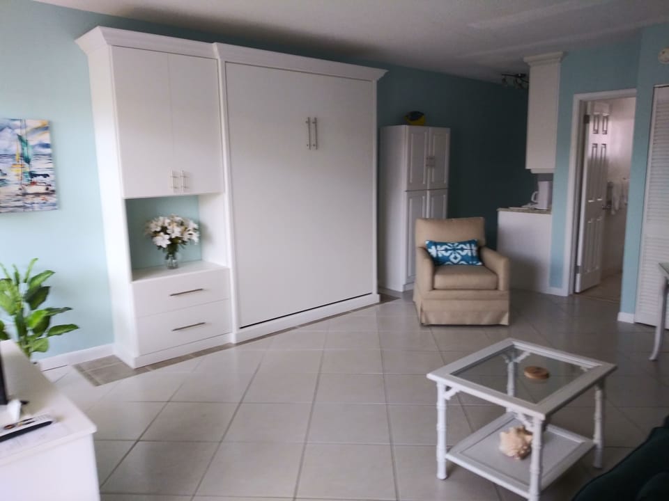 Studio (Intracoastal View) | Living area | Flat-screen TV