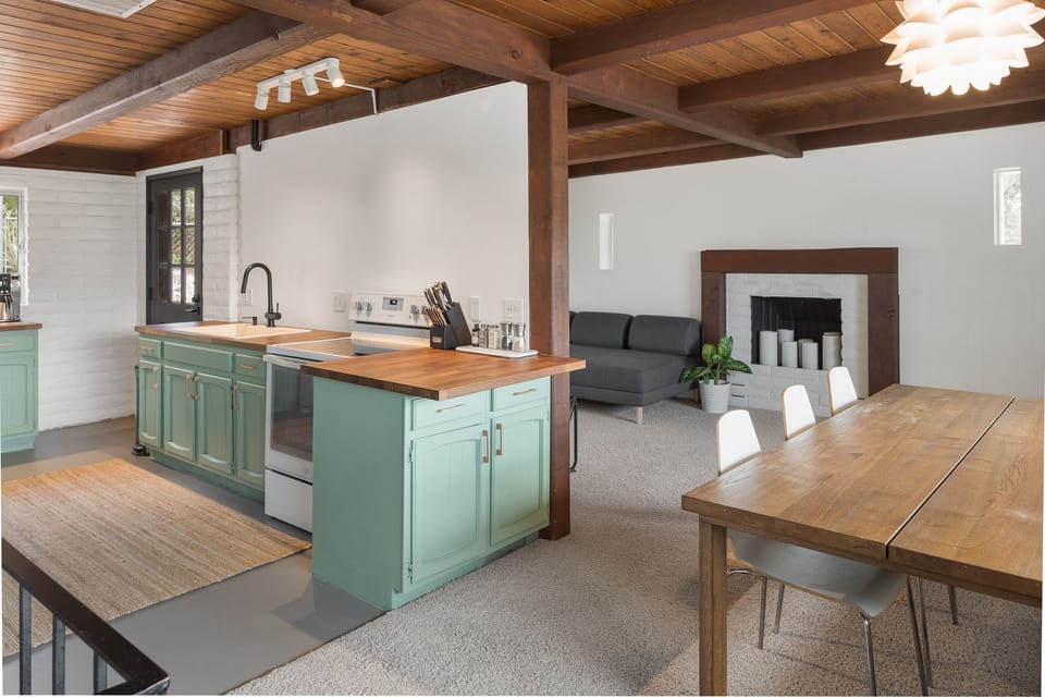 Kitchen - Dining Room - Living Room - upstairs 