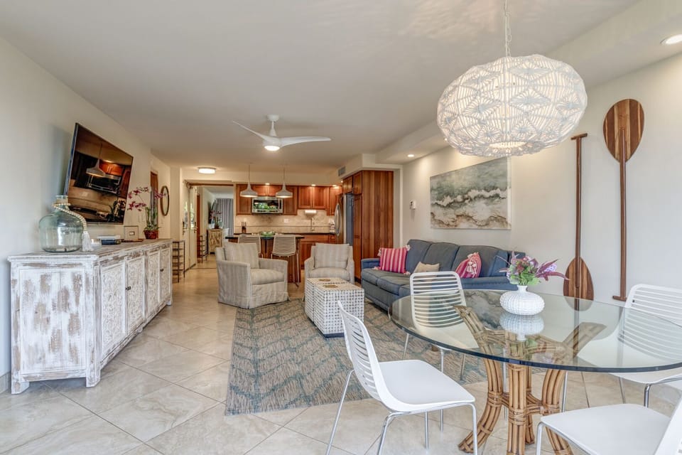 Open concept layout