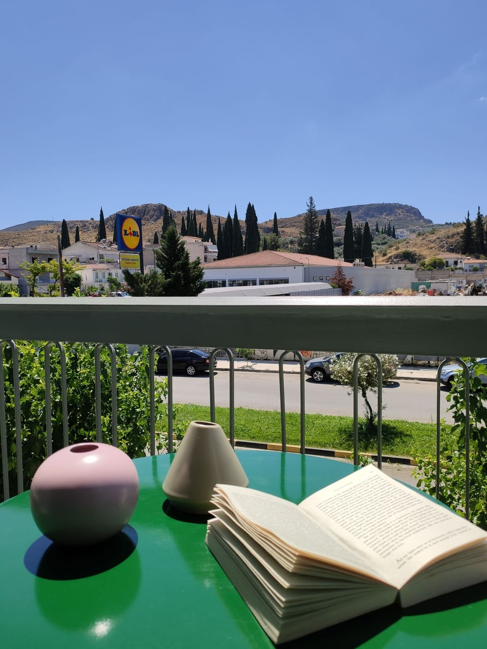 Balcony view. 