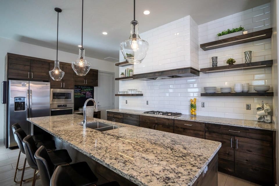 Cooking is made easy in this luxury kitchen!