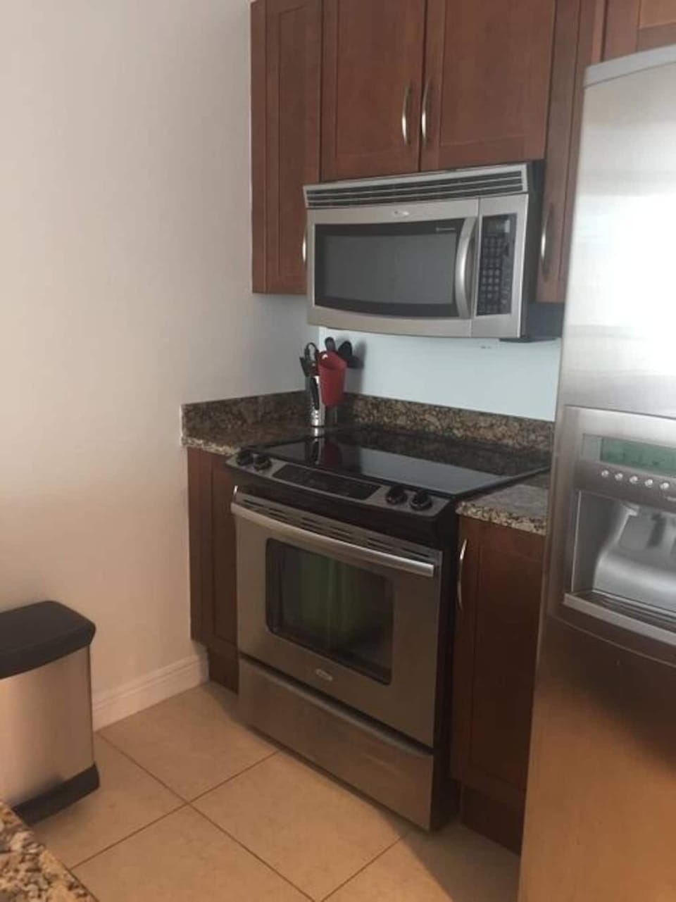 Microwave and  oven 