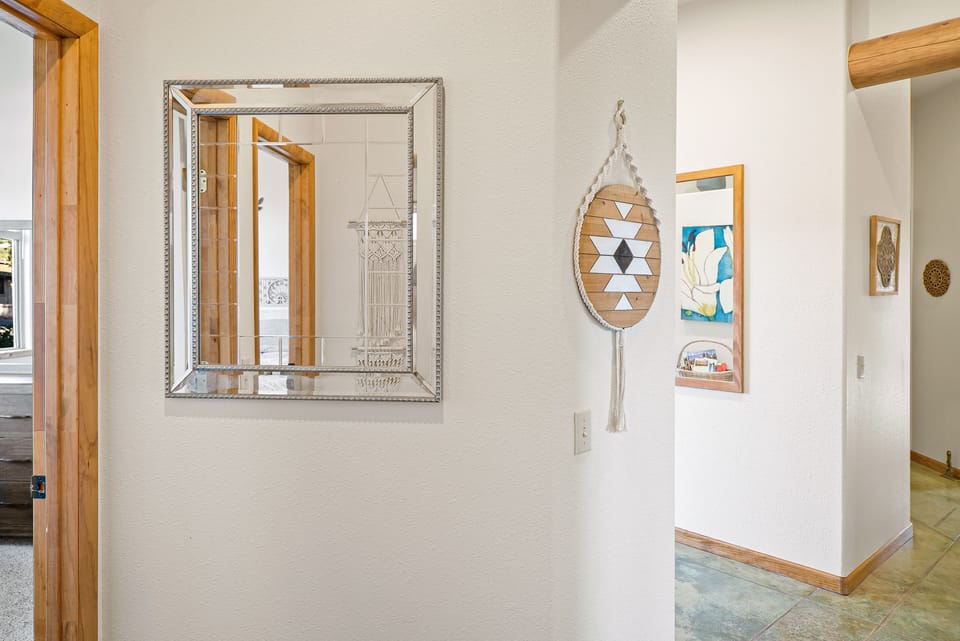Outside the entrance to the second bedroom.