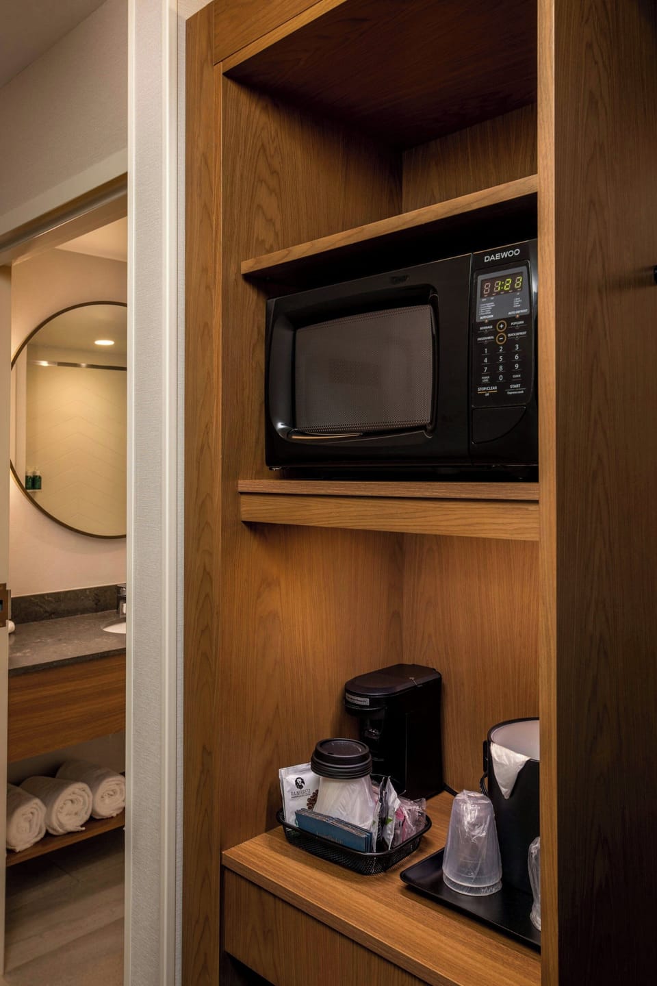 Desk, iron/ironing board, cribs (surcharge), WiFi (surcharge)