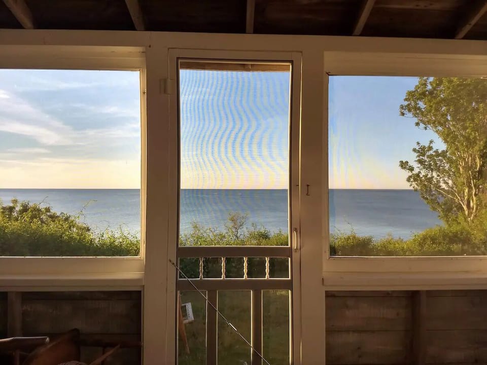 The beach stairs are just outside your door