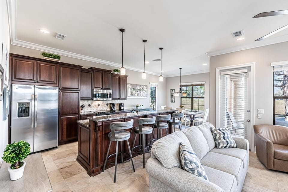 Living and Kitchen Area