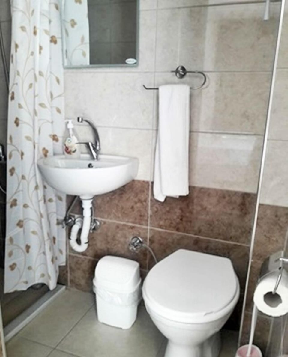 3 Kisilik Orman Manzarali 3 nolu Oda | Bathroom | Shower, towels
