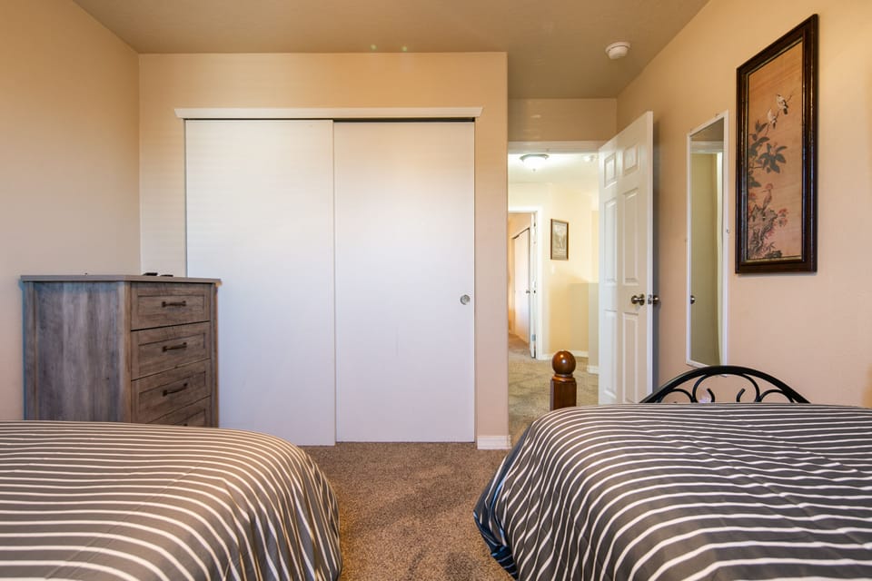 Upstairs Bedroom 2 with TV and Roku stick for your enjoyment.